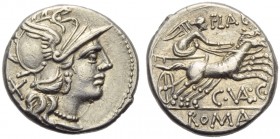 C. Valerius C.f. Flaccus, Denarius, Rome, 140 BC