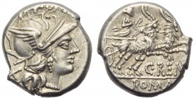 C. Renius, Denarius, Rome, 138 BC