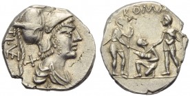 Ti. Veturius Gracchi f. Sempronianus, Denarius, Rome, 137 BC