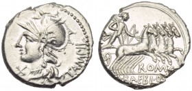 M. Baebius Q.f. Tampilus, Denarius, Rome, 137 BC