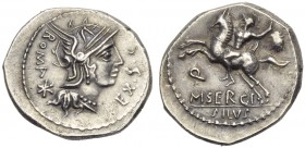 M. Sergius Silus, Denarius, Rome, 116 or 115 BC