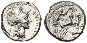 M. Cipius M.f., Denarius, Rome, 115 or 114 BC