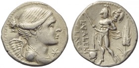 L. Valerius Flaccus, Denarius, Rome, 108 or 107 BC