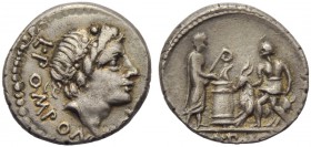 L. Pomponius Molo, Denarius, Rome, 97 BC