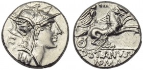D. Junius Silanus L.f., Denarius, Rome, 91 BC