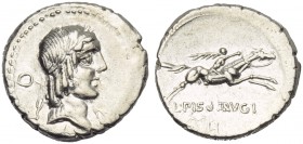 L. Calpurnius Piso L.f. L.n. Frugi, Denarius, Rome, 90 BC