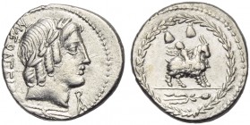 Mn. Fonteius C.f., Denarius, Rome, 85 BC