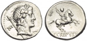 P. Crepusius, Denarius, Rome, 82 BC