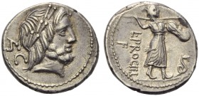 L. Procilius f., Denarius, Rome, 80 BC