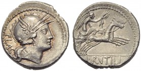 L. Rutilius Flaccus, Denarius, Rome, 77 BC
