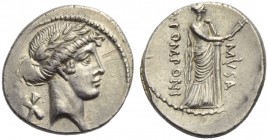 Q. Pomponius Musa, Denarius, Rome, 66 BC