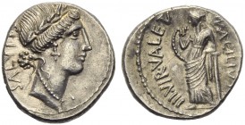 Mn. Acilius Glabrio, Denarius, Rome, 49 BC