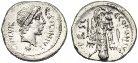 Q. Sicinius and C. Coponius, Denarius, Mint moving with Pompeius, 49 BC