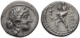 C. Julius Caesar, Denarius, Africa, 47-46 BC