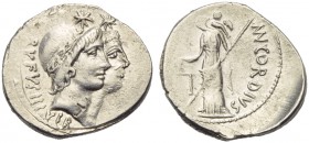 Mn. Cordius Rufus, Denarius, Rome, 46 BC