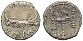 M. Antonius, Denarius, Mint moving with Antonius, 32-31 BC