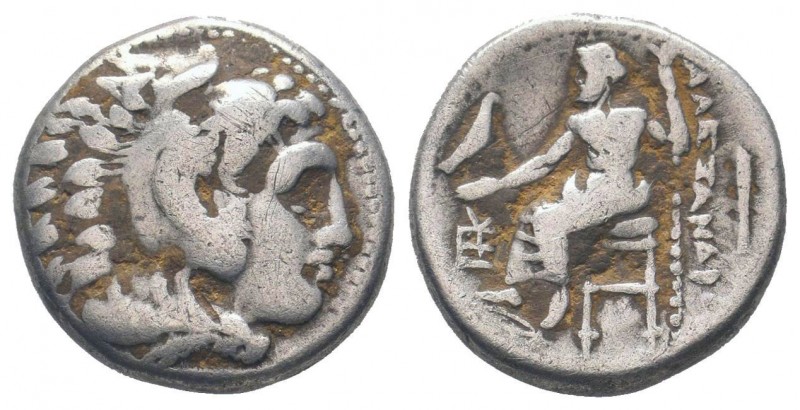 KINGS of MACEDON. Alexander III 'the Great'. 336-323 BC. AR Drachm . Sardes mint...