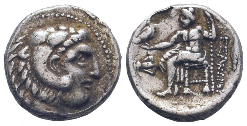 KINGS of MACEDON. Alexander III.The Great.336-323 BC.AR Drachm. Magnesia pros Ma...