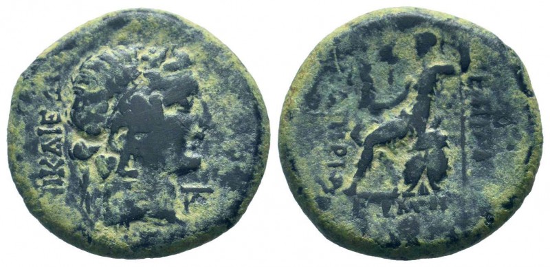 BITHYNIA. Nicaea. C. Papirius Carbo.Procurator.62-59 BC. AE Bronze.NIKAIEΩN - ΔK...