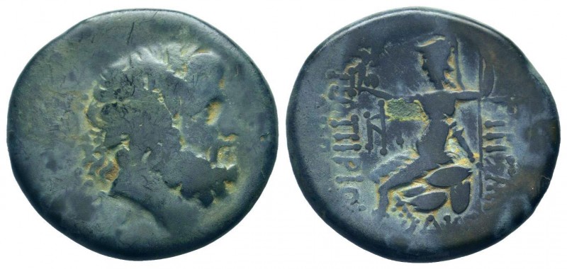 BITHYNIA. Nikomedia. C. Papirius Carbo.Proconsul. 62-59 BC. AE Bronze.NIKOMHΔΕΩN...