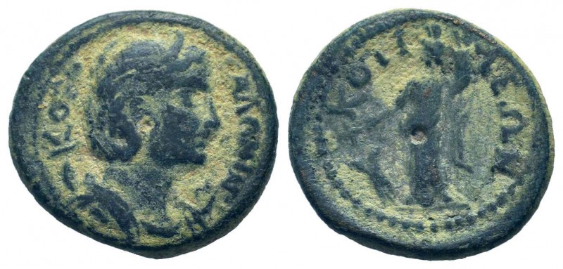 PHRYGIA. Cotiaeum. Salonina. 254-268 AD. AE Bronze. ΚΟΡΝ CΑΛΩΝΙΝΑ, Diademed and ...