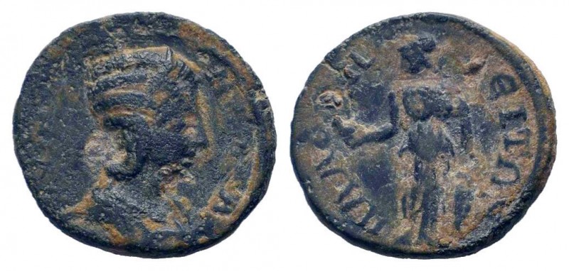 PISIDIA. Palaeopolis. Julia Mamaea. 222-235 AD. AE Bronze. IOYΛIAN MAMAЄAN, Diad...