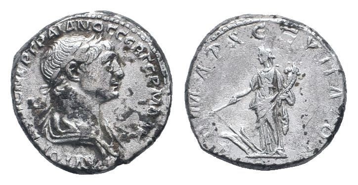 CAPPADOCIA. Caesarea-Eusebia. Trajan.98-117 AD.AR Didrachm.	ΑΥΤΟΚΡ ΚΑΙϹ ΝΕΡ ΤΡΑΙ...