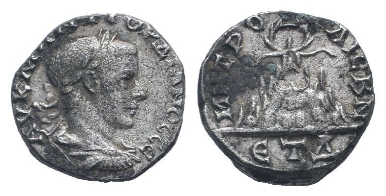 CAPPADOCIA,.Caesaraea-Eusebia. Gordian III. 238-244 AD.AR Tridrachm.AV KAI M ANT...