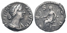 FAUSTINA II.147-176 AD.Rome mint. AR Denarius.Very fine.

Weight : 3.1 gr

Diameter : 17 mm