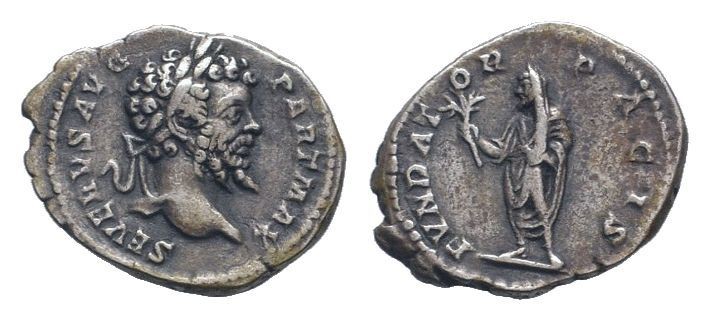 SEPTIMIUS SEVERUS.193-211 AD.Rome mint.AR Denarius.Fine.

Weight : 2.8 gr

Diame...