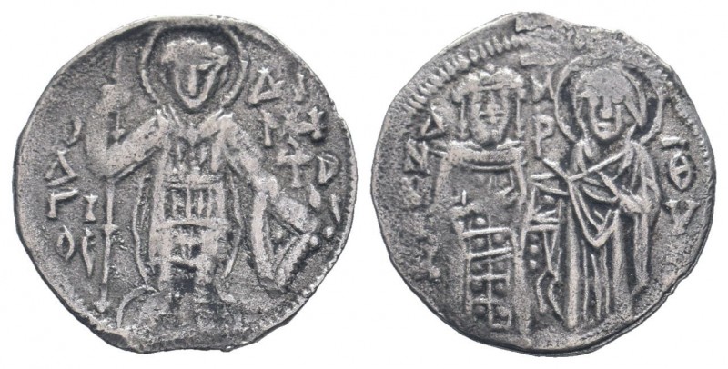 ANDRONICUS III PALAEOLOGUS.1328-1341 AD.AR Half-Basilicon. Constantinople mint.O...