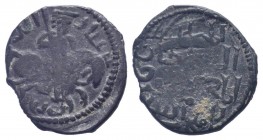 SELJUQ of RUM. Kaykhusraw I. 1st reign.1192-1196 AD.No mint.No date.AE Fals. Horseman riding right / Arabic legend.Album 1202.Very fine.RARE.

Weight ...