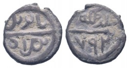 OTTOMAN.Bayazid I.1389-1402 AD.AR Akce.Arabic legend / Arabic legend, 792 AH.HE 59-69; Pere 13; Artuk 1385; Sreckovic S. 43-48; Damali 4-G1. Good very...
