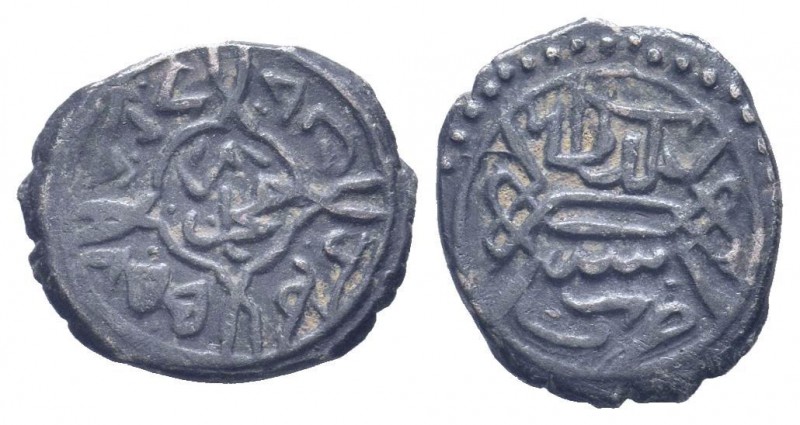 OTTOMAN.Mehmed II.1st Reign 1444 - 1445 AD.Brusa mint.855 AH. AR Akce.Arabic leg...
