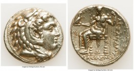 MACEDONIAN KINGDOM. Alexander III the Great (336-323 BC). AR tetradrachm (21mm, 16.98 gm, 8h). Choice VF, light scratches. Late lifetime-early posthum...