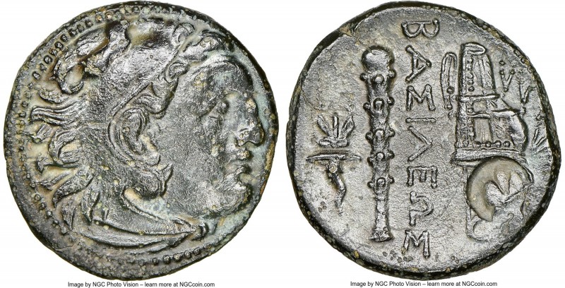 MACEDONIAN KINGDOM. Alexander III the Great (336-323 BC). AE unit (20mm, 11h). N...