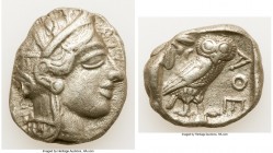 ATTICA. Athens. Ca. 440-404 BC. AR tetradrachm (23mm, 16.69 gm, 4h). XF. Mid-mass coinage issue. Head of Athena right, wearing crested Attic helmet or...