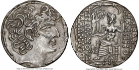 SELEUCID KINGDOM. Philip I Philadelphus (ca. 95/4-76/5 BC). Aulus Gabinius, as Proconsul (57-55 BC) AR tetradrachm (26mm, 1h). NGC AU, brushed. Posthu...