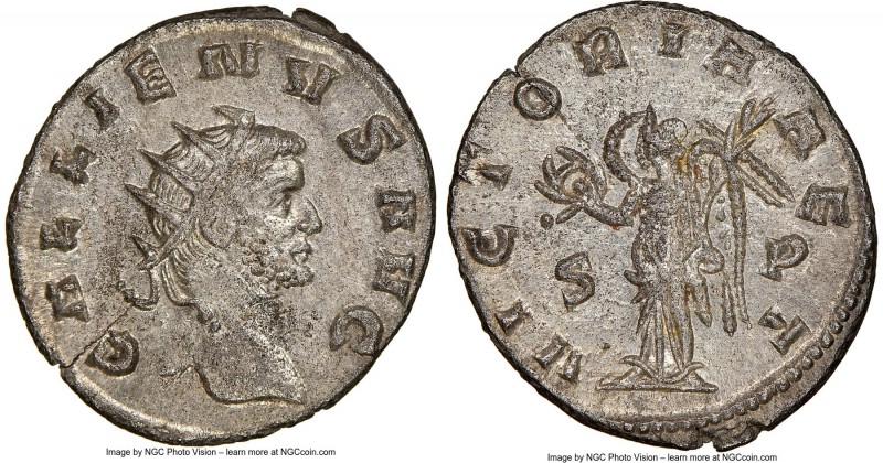 Gallienus (AD 253-268). BI antoninianus (21mm, 3.61 gm, 5h). NGC MS S 5/5 - 4/5,...