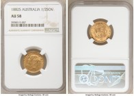 Victoria gold 1/2 Sovereign 1882-S AU58 NGC, Sydney mint, KM5. Mintage: 52,000. Scarce date. 

HID09801242017

© 2020 Heritage Auctions | All Righ...