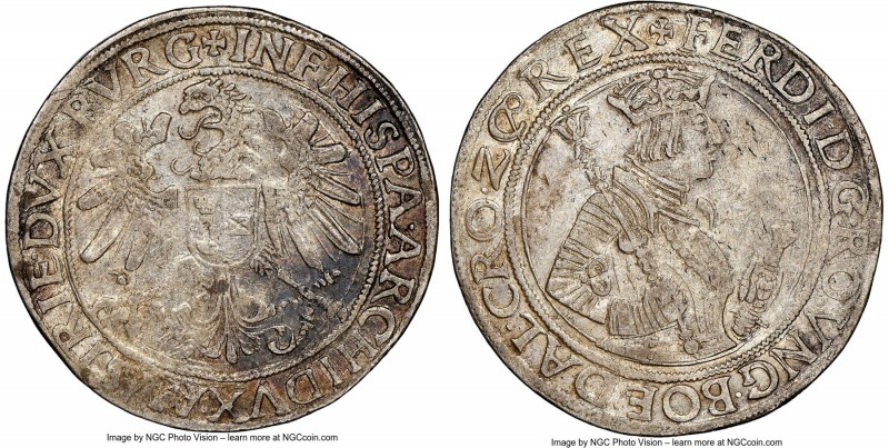 Ferdinand I Taler ND (1521-1564) XF40 NGC, Hall mint, Dav-8026. 

HID098012420...