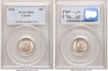 George VI 10 Cents 1938 MS64 PCGS, Royal Canadian mint, KM34. 

HID09801242017

© 2020 Heritage Auctions | All Rights Reserved