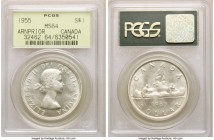 Elizabeth II "Arnprior" Dollar 1955 MS64 PCGS, Royal Canadian mint, KM54. 

HID09801242017

© 2020 Heritage Auctions | All Rights Reserved