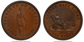 Province of Canada. Quebec Bank "Habitant" Penny Token 1852 AU58 PCGS, Br-528, PC-4. Plain edge. Medal alignment. 

HID09801242017

© 2020 Heritag...