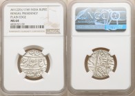 British India. Bengal Presidency 5-Piece Lot of Certified Rupees AH 1229 Year 17/49 (1815) MS64 NGC, Benares mint, KM42. Plain edge. Sold as is, no re...