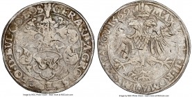 Liege. Gerard de Groesbeeck Rixdaler 1569 XF40 NGC, Dav-8415. With name and titles of Emperor Maximilian II. 

HID09801242017

© 2020 Heritage Auc...