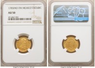 Charles III gold Escudo 1785 Mo-FM AU50 NGC, Mexico City mint, KM118.2A. 

HID09801242017

© 2020 Heritage Auctions | All Rights Reserved