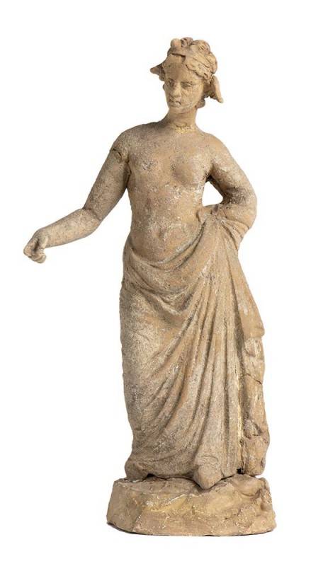 STATUETTA DI VENERE
 Magna Grecia o Sicilia, IV - III secolo a.C.; alt. totale ...
