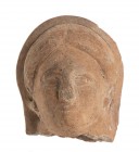 RITRATTO VOTIVO VELATO
 IV - II secolo a.C.; alt. cm 16,5; PROVENIENZA Collezione privata, Roma.