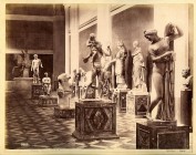 Lotto di quattro rare stampe fotografiche originali relative a Pompei e alla Collezione Farnese, scattate da Giorgio Sommer, ca. 1880; stampe cm 24,5 ...